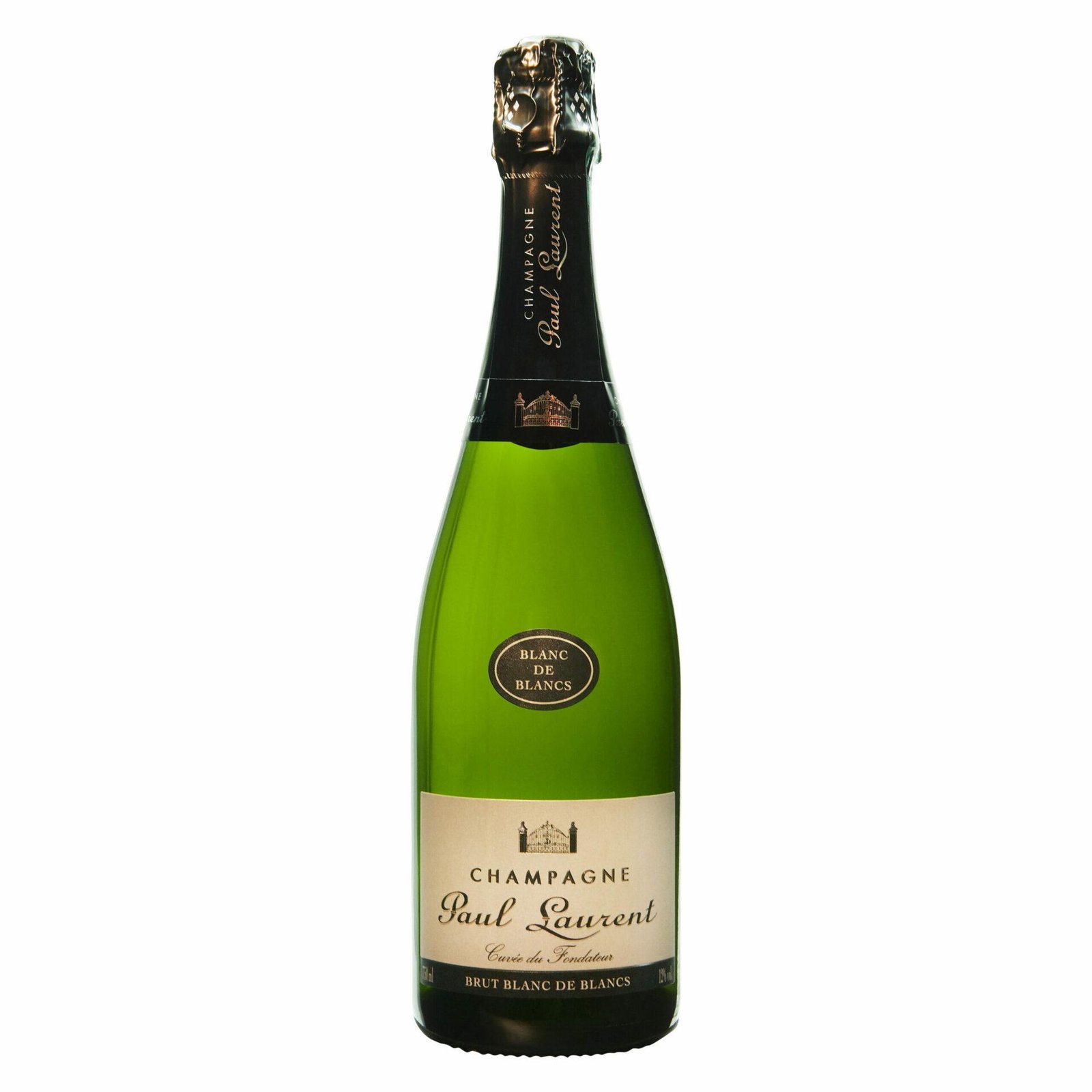 Bottle of Champagne Paul Laurent Cuvée Blanc de Blancs